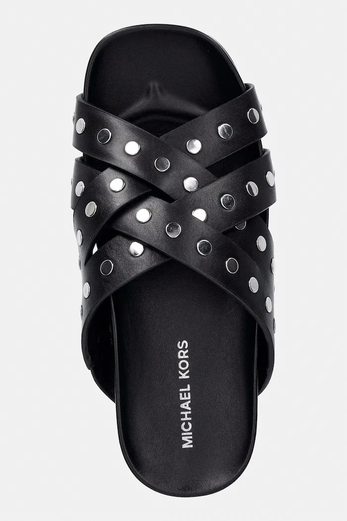 MICHAEL Michael Kors Sandalias planas de piel Irene para mujer