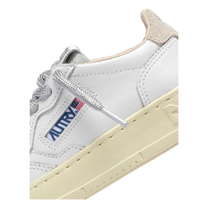 Autry - Zapatillas bajas Medalist de piel y ante para niños | Blanco