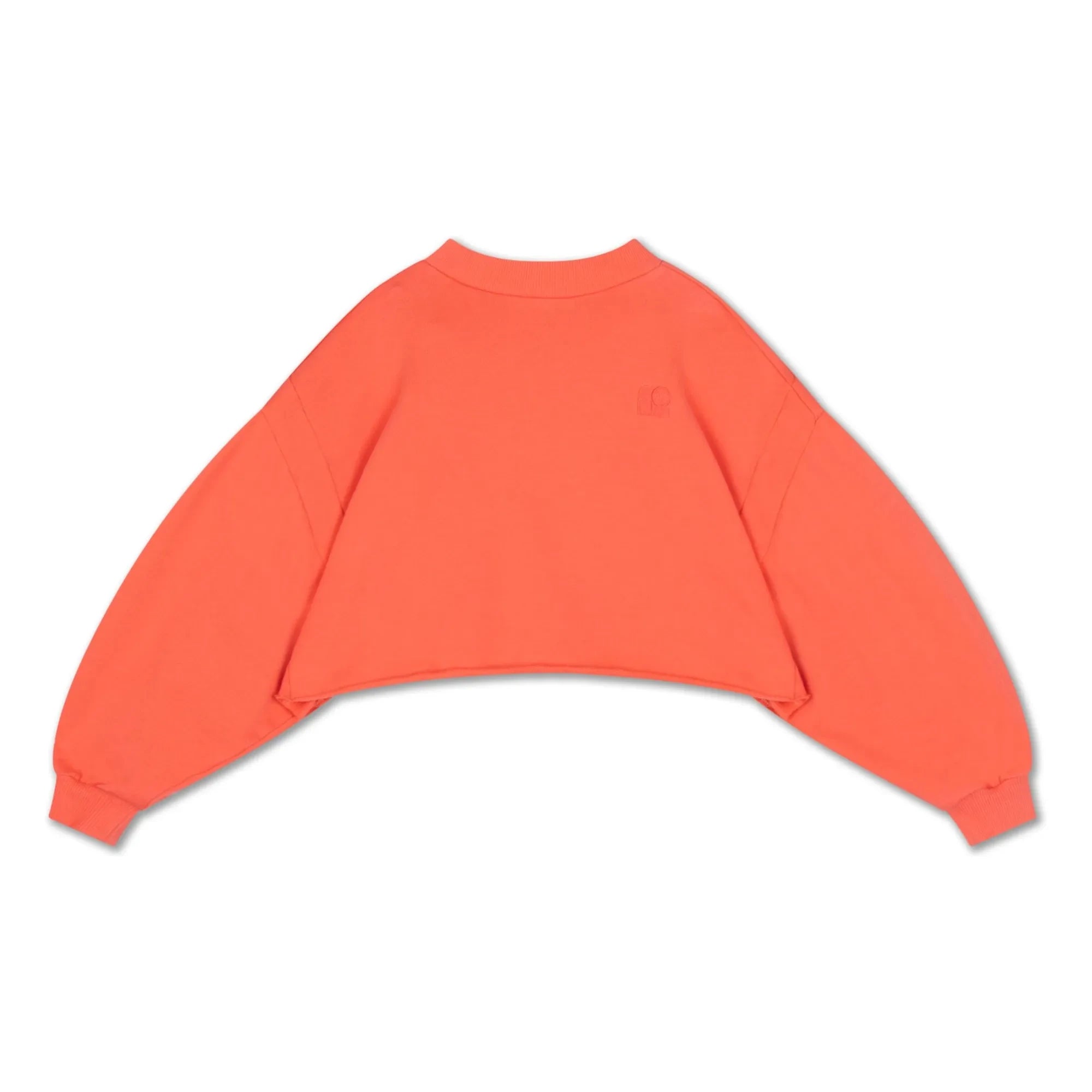 Repose AMS - Sudadera Corta R Algodón Orgánico | Coral