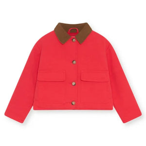 Chaqueta Flint de algodón orgánico de The New Society | Roja