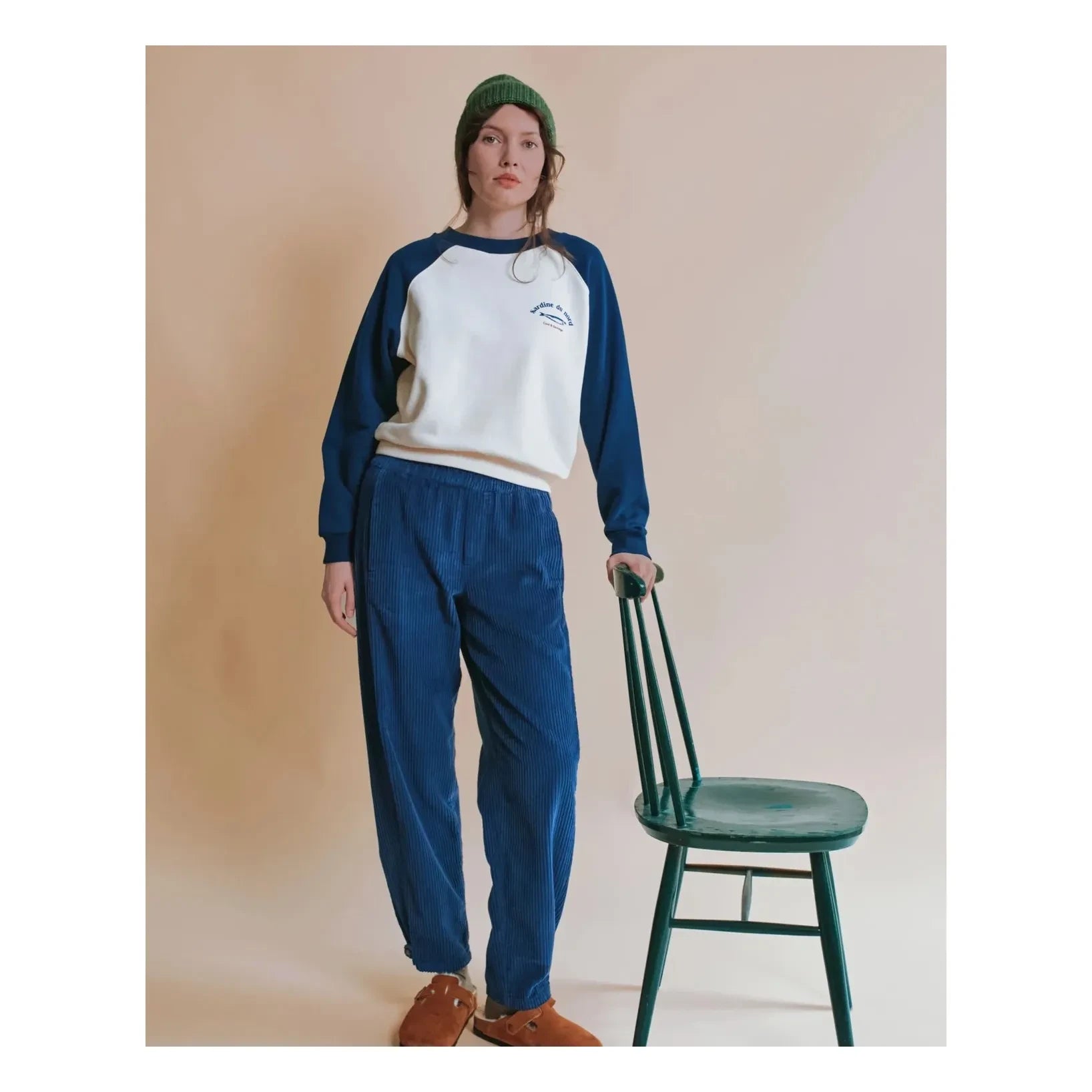 Emile et Ida - Ernest Kadife Jogger Pantolon | Lacivert