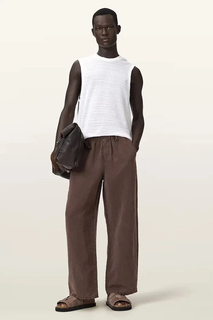 AllSaints camiseta sin mangas de algodón para hombre COVE