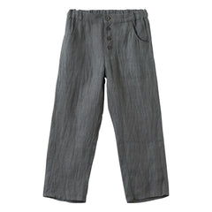 Pantalones de Lino Sullivan - Caramelo | Gris Oscuro