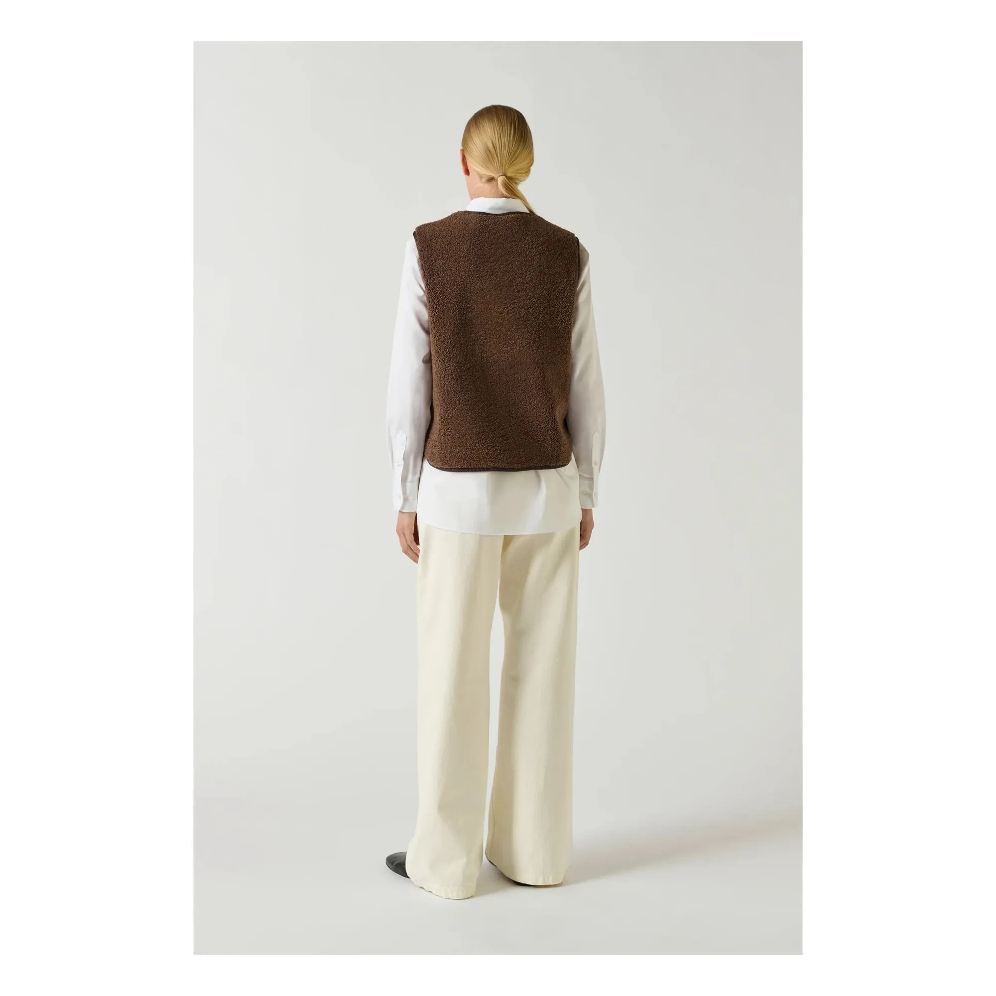 Soeur - Chaqueta Sherpa con Cremallera | Marrón