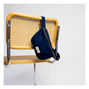 rivedroite - Riñonera Custine de denim reciclado | Denim bruto