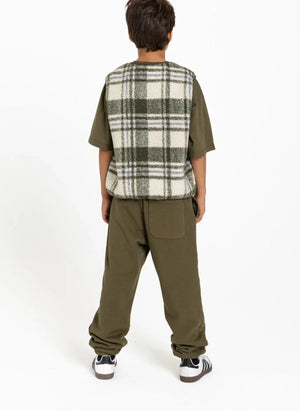 Smallable Kid - Pantalones Jogger de Algodón Orgánico | Verdigris