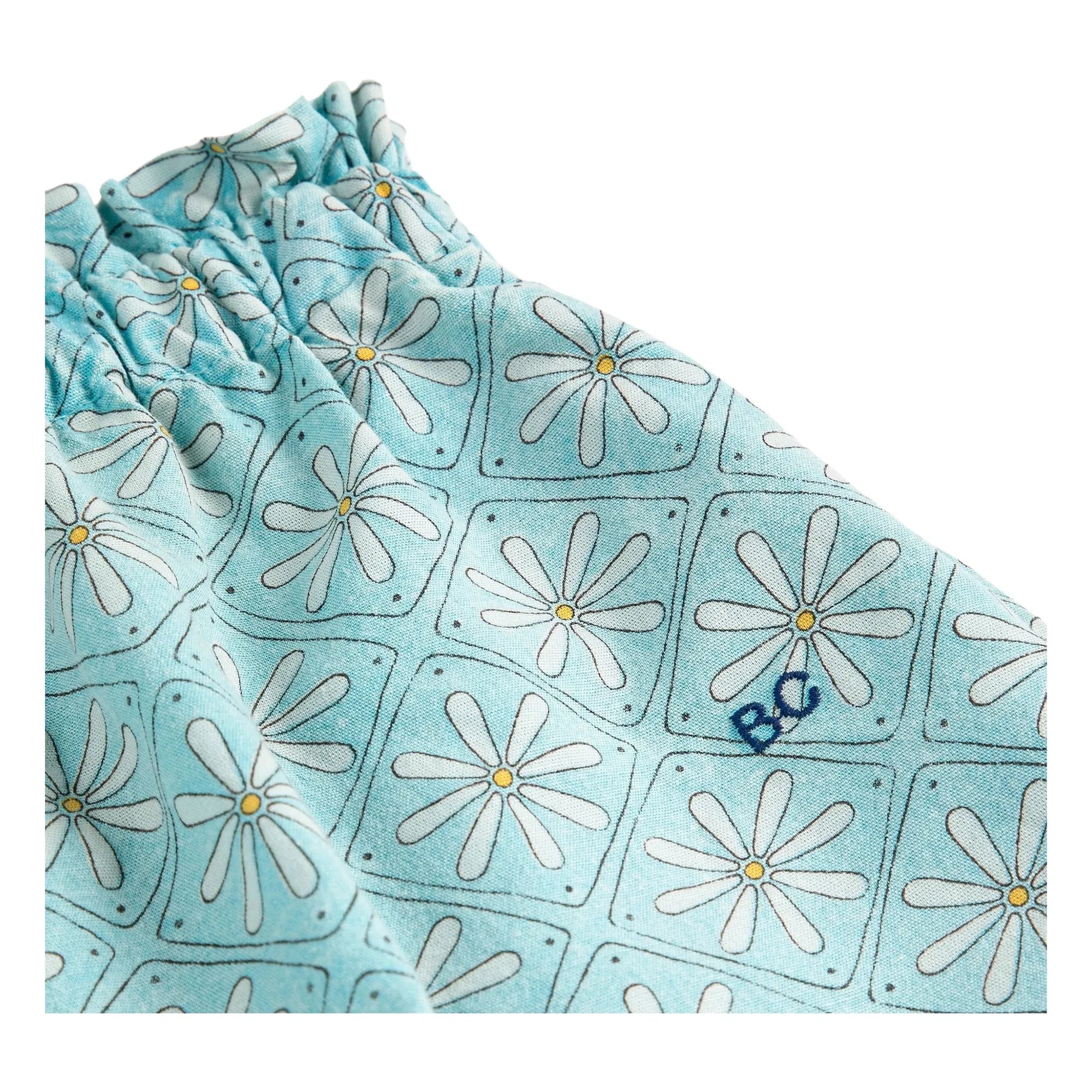 Bobo Choses - Falda-short de algodón orgánico Daisy | Azul claro