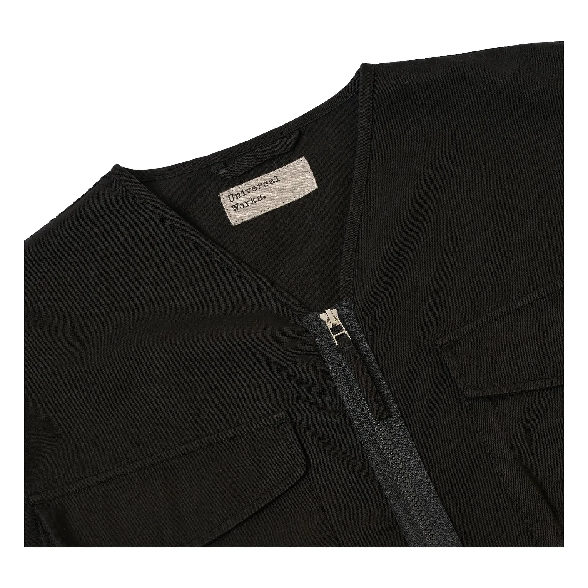 Universal Works - Chaqueta Glider de algodón | Negra
