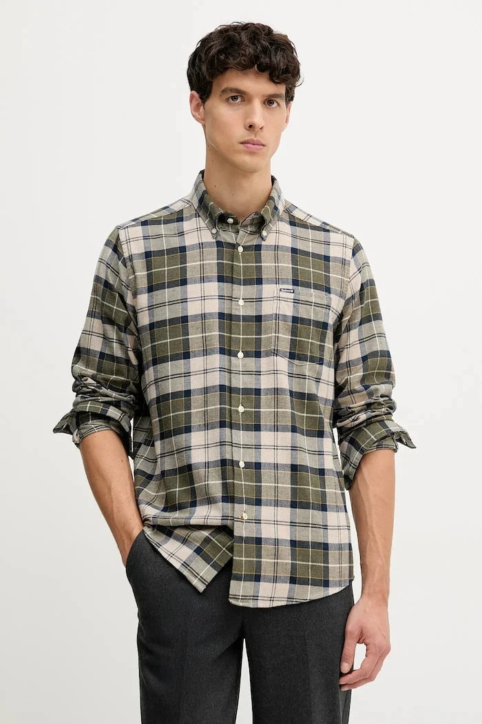 Camisa de algodón Barbour FORTROSE