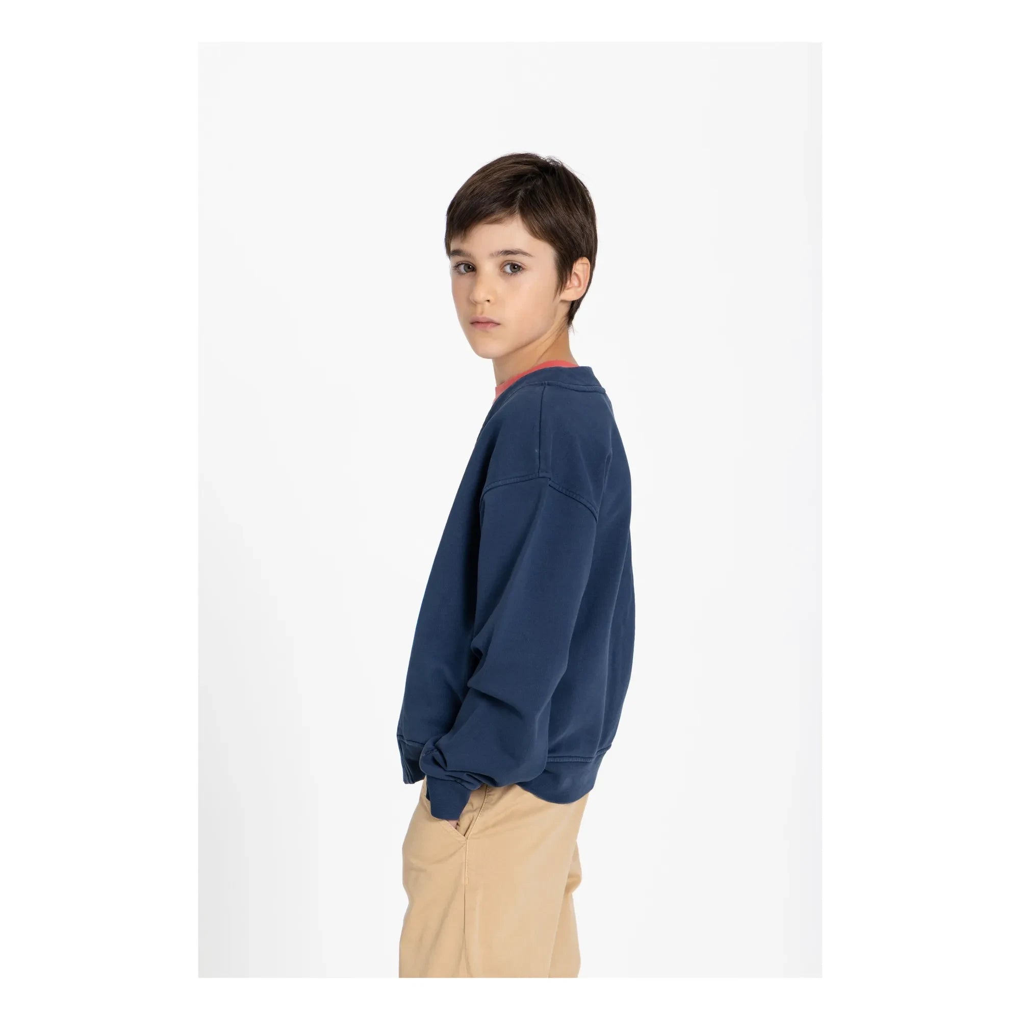 Smallable Kid - Cárdigan de algodón orgánico Ostmark | Azul noche