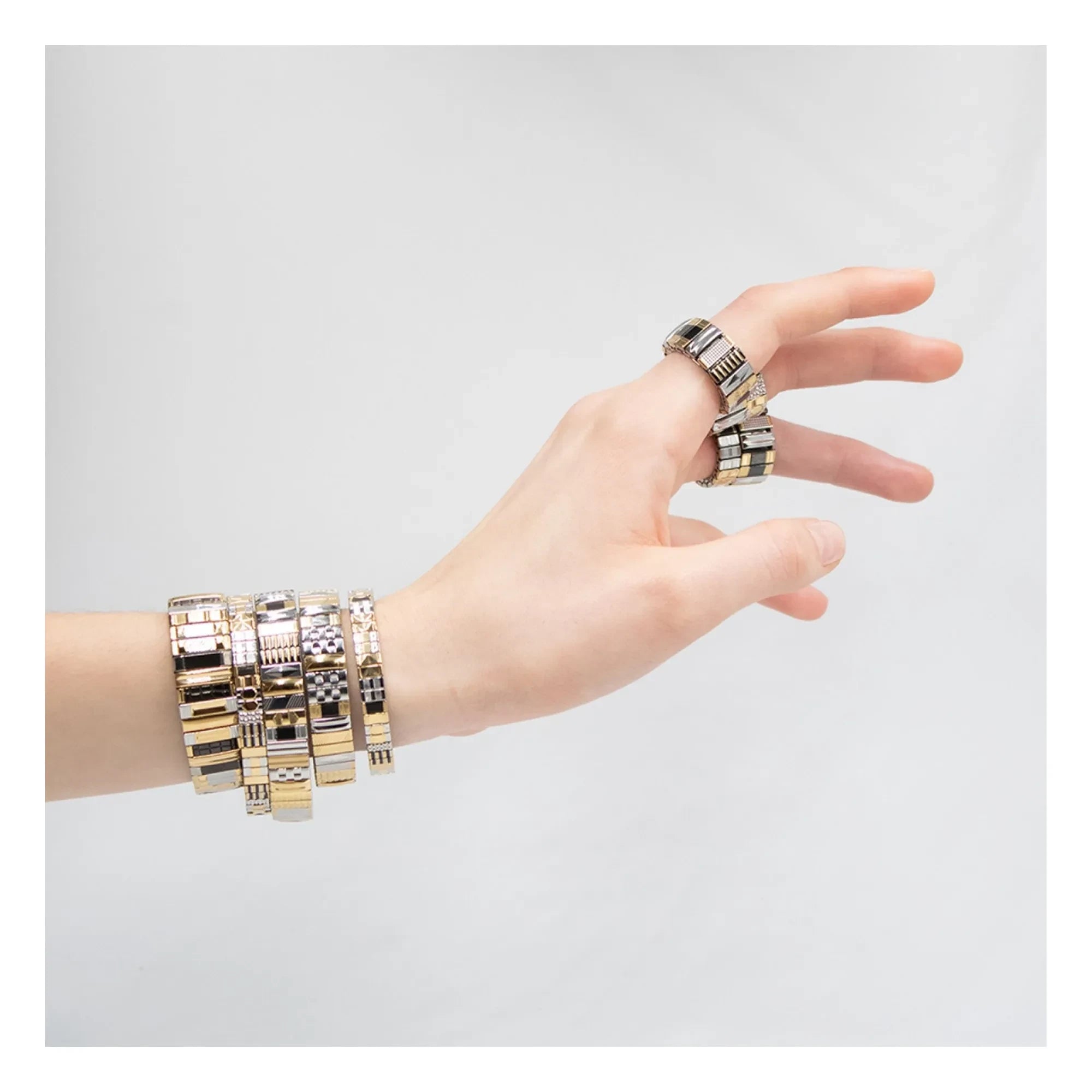 Sigal - SIG 14 Pulsera | Negro/Oro/Plata