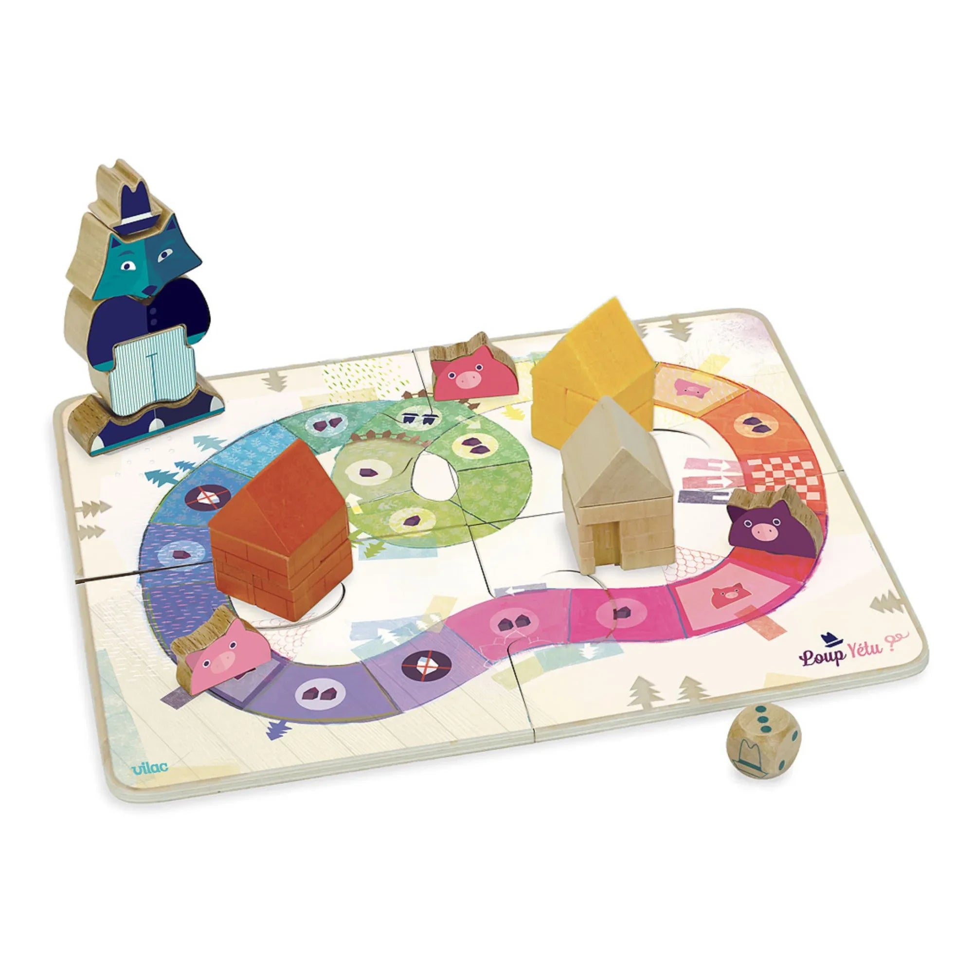 Vilac - Juego de mesa Los Tres Cerditos