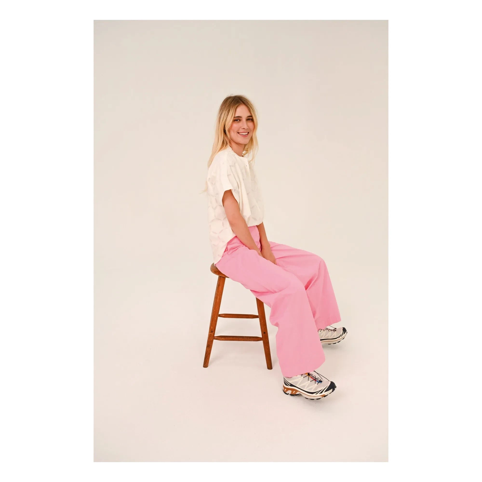 Sacrécoeur - Blusa Louison Cercle | Crema