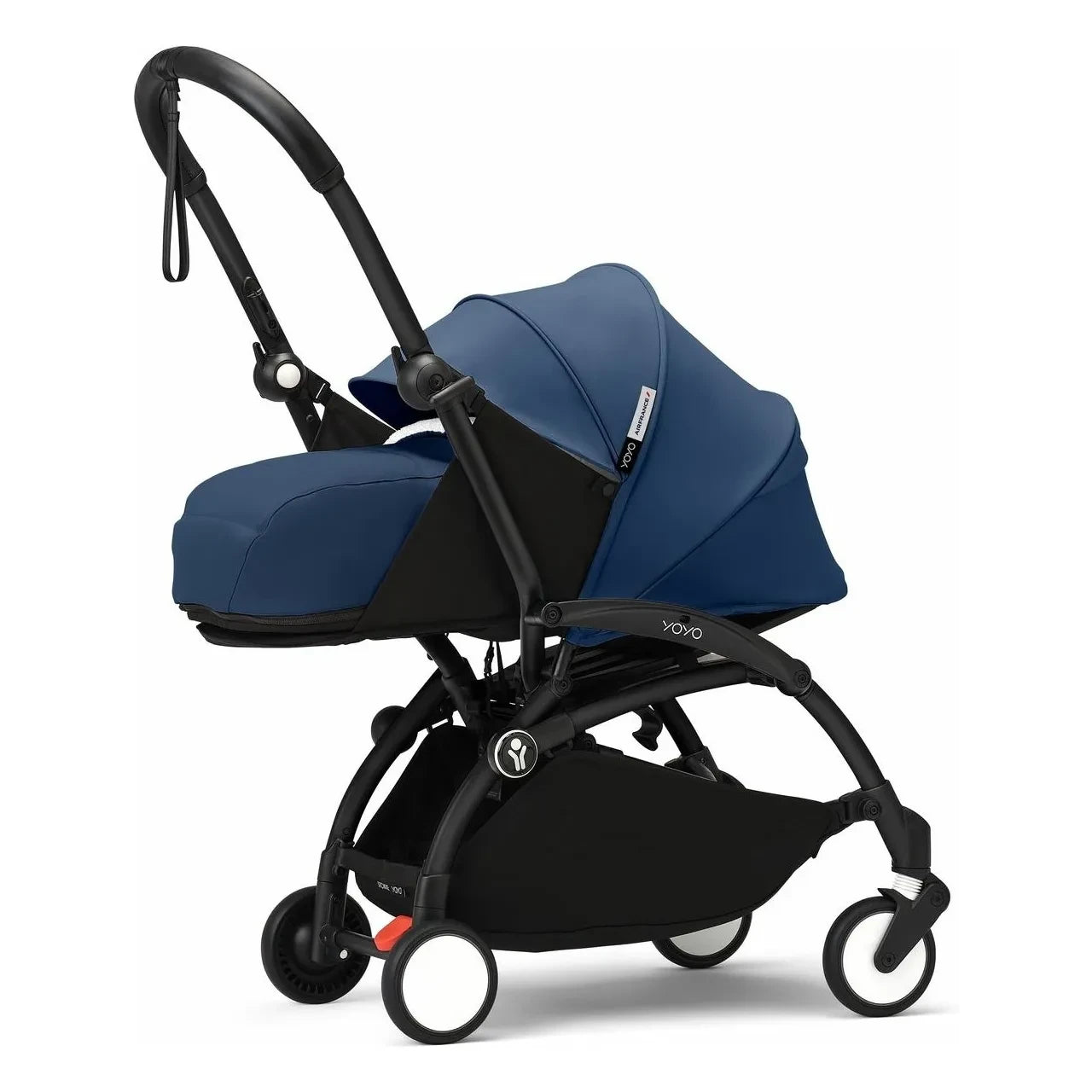Stokke® - Cochecito YOYO³ completo 0+ y 6+ chasis negro | Air France Blue