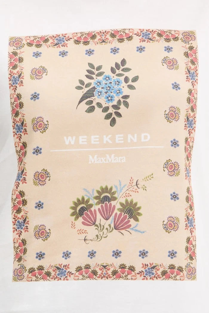 Camiseta de algodón Weekend Max Mara PANTERA