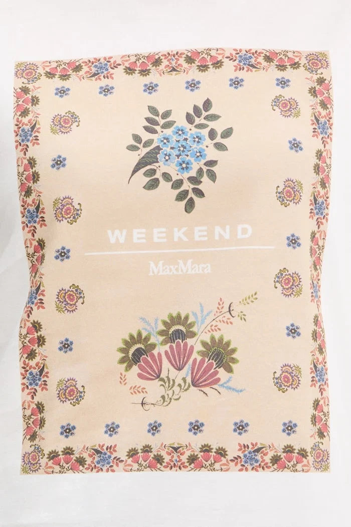 Camiseta de algodón Weekend Max Mara PANTERA