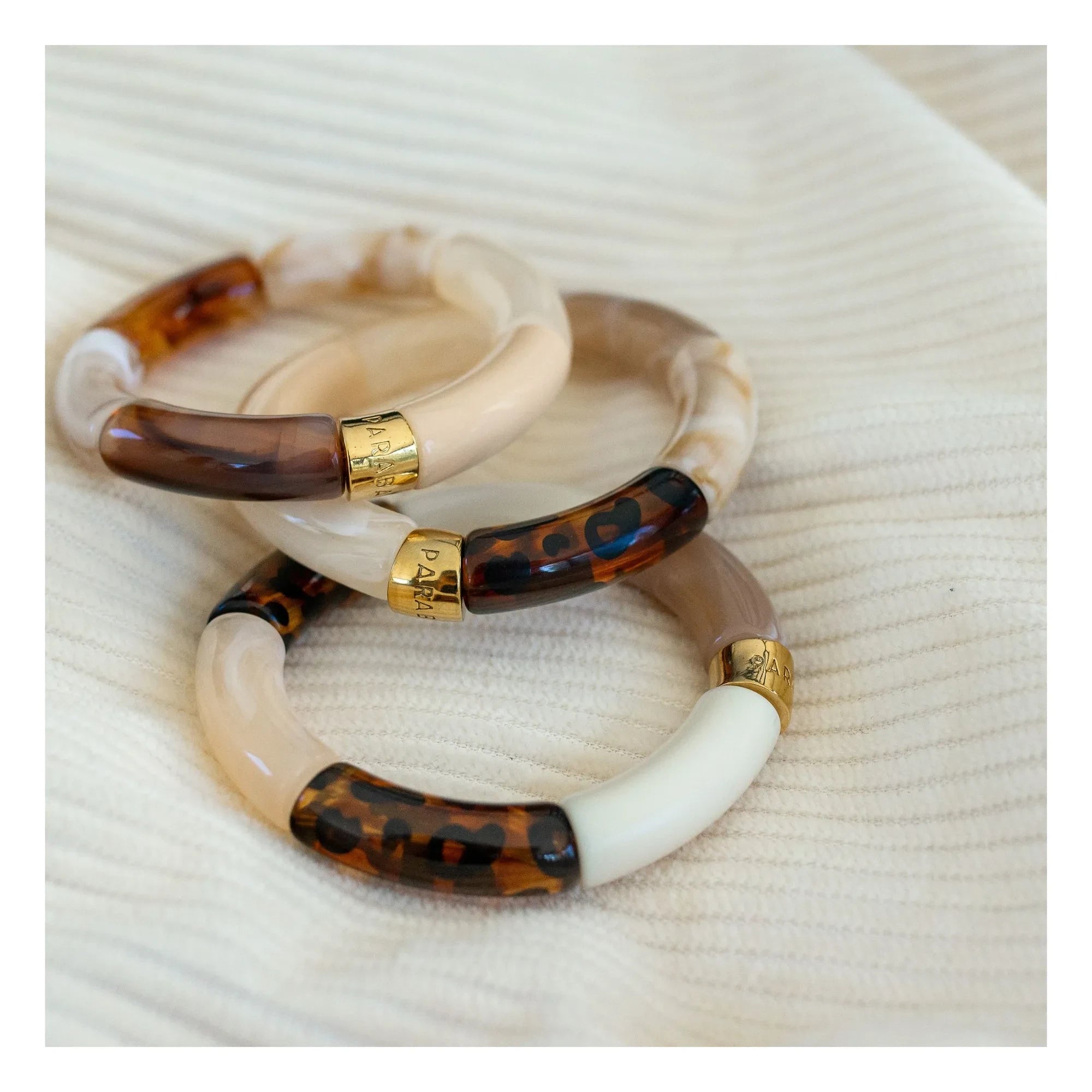 Parabaya - Pulsera Jaguar 3 | Beige