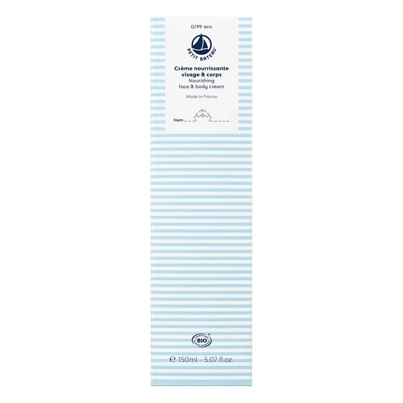 Petit Bateau - Crema nutritiva para rostro y cuerpo - 150 ml