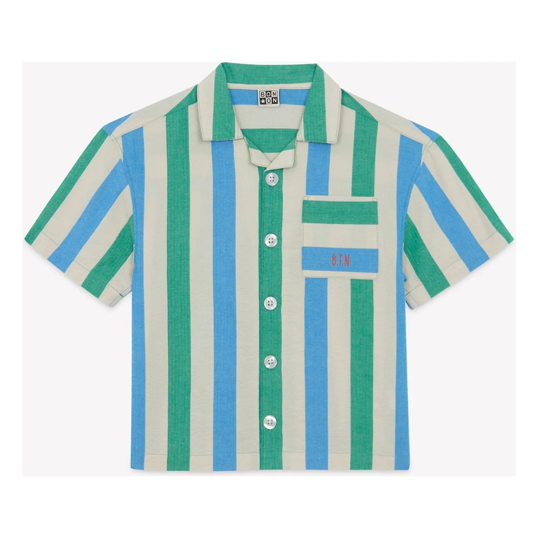 Bonton - Camisa a rayas Las Vegas | Crudo