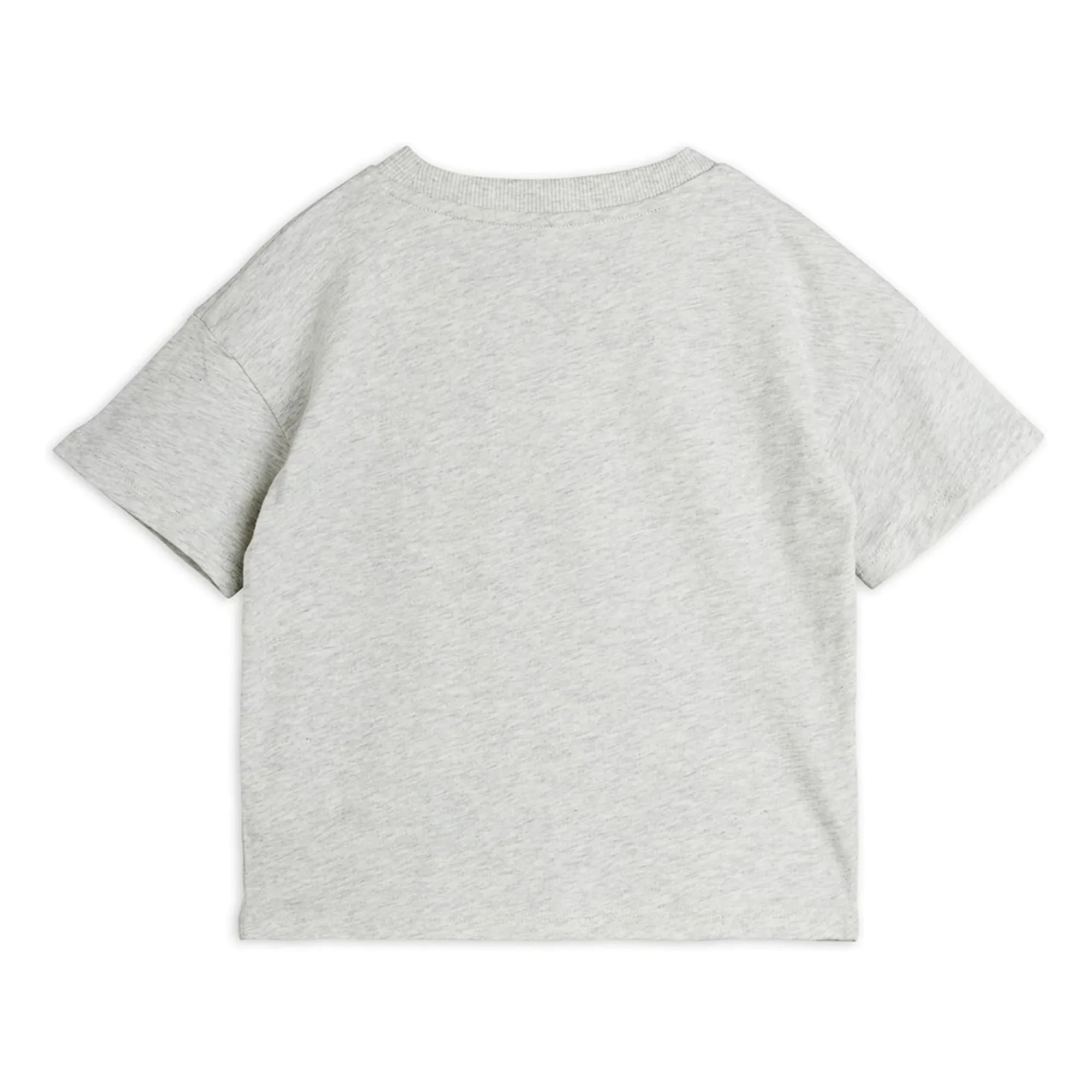 Mini Rodini - Camiseta de Ojo de Algodón Orgánico | Gris Melange