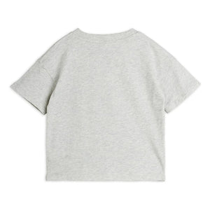 Mini Rodini - Camiseta de Ojo de Algodón Orgánico | Gris Melange