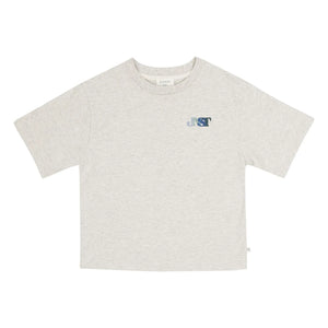 Jenest - Camiseta de algodón orgánico JNST | Gris claro