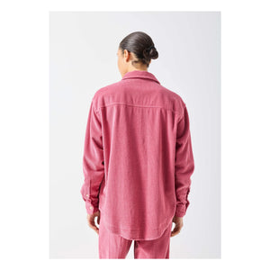 American Vintage - Padow Camisa de Terciopelo | Rosewood