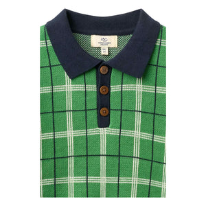Copenhagen Colors - Polo de punto de algodón orgánico | Meadow Green
