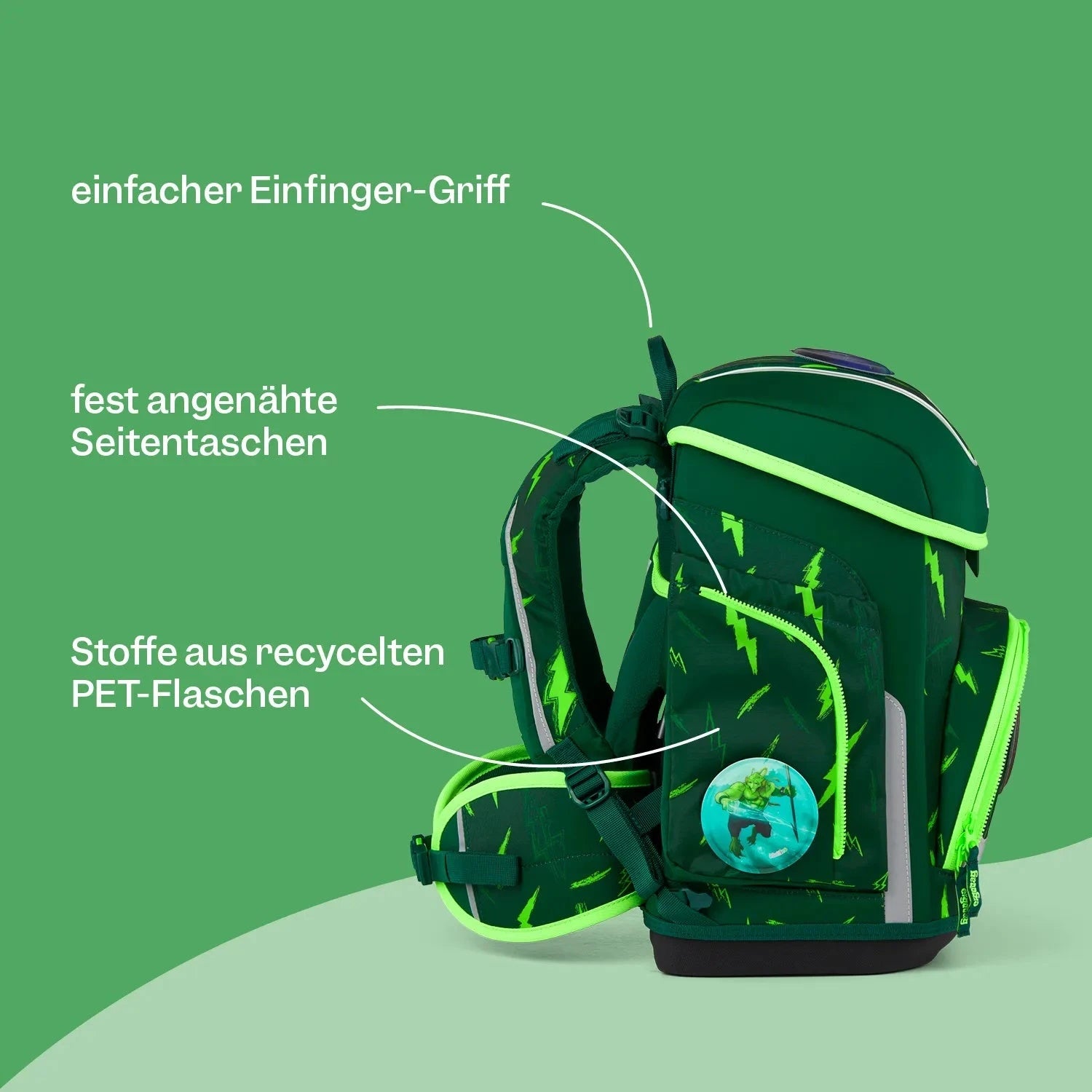 Ergobag - Cubo Okul Çantası Seti Unstoppbearable