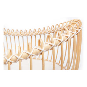 Bermbach Handcrafted - Lola cuna de mimbre - Cuerda de algodón