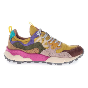 Flower Mountain - Yamano 3 Süet ve Naylon Sneaker | Hardal