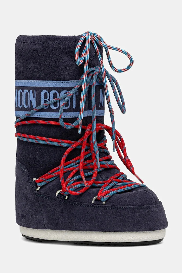 Moon Boot MB ICON SUEDE LACES Botas de Invierno de Ante para Niños