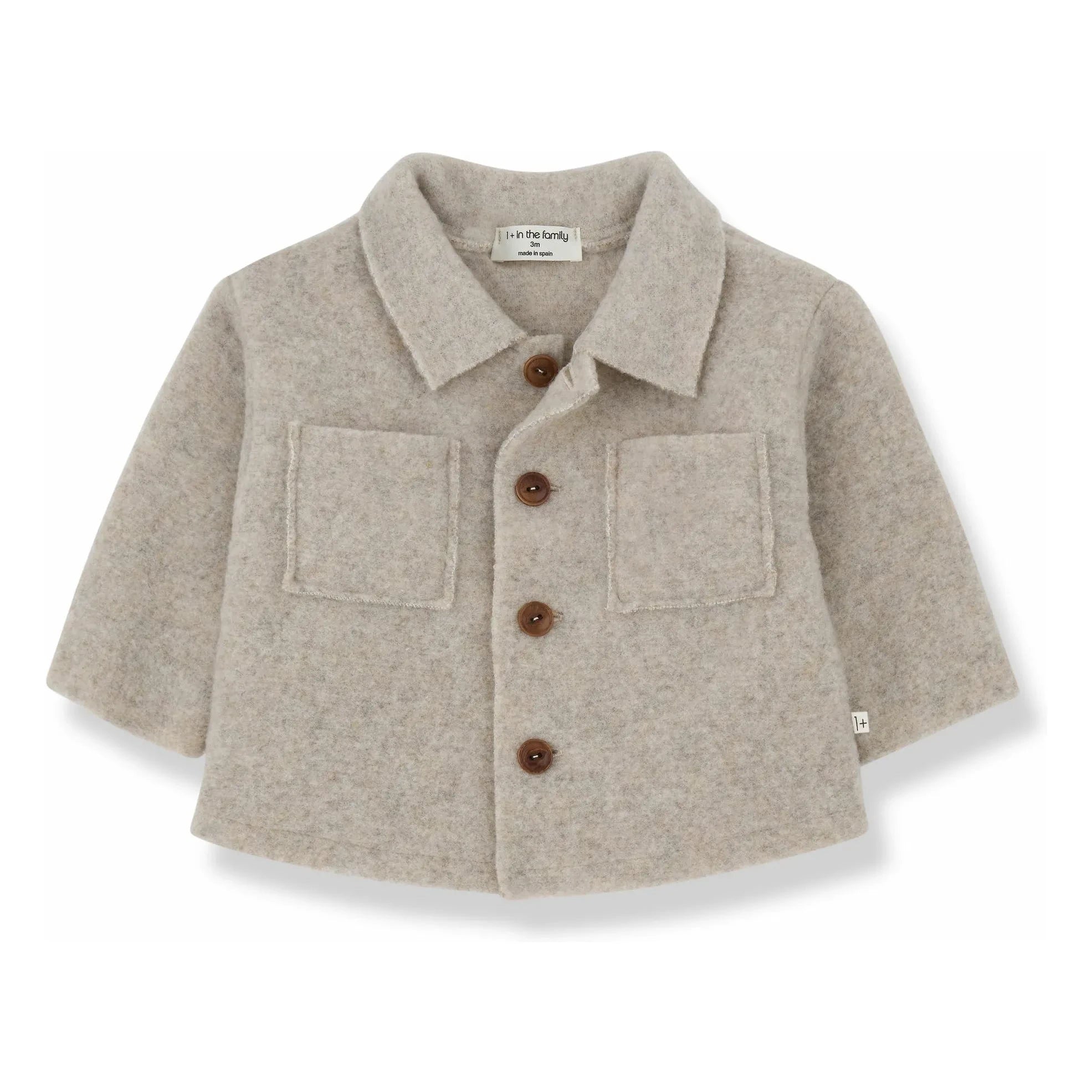 1+ en la familia - Chaqueta cristiana | Beige