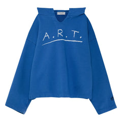 True Artist - Sudadera con capucha N°9 Algodón orgánico | Azul royal