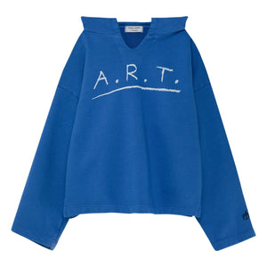 True Artist - Sudadera con capucha N°9 Algodón orgánico | Azul royal