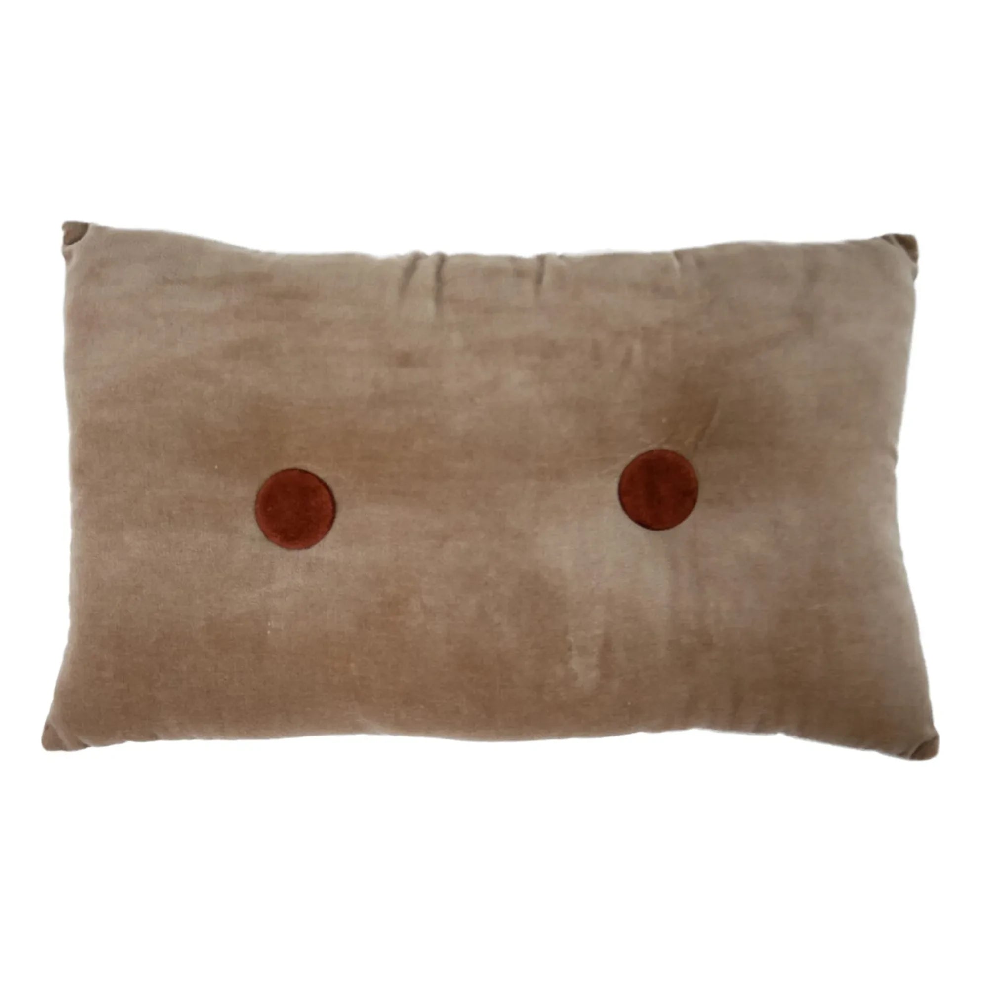 Olsson & Jensen - Cojín de terciopelo Elora | Beige