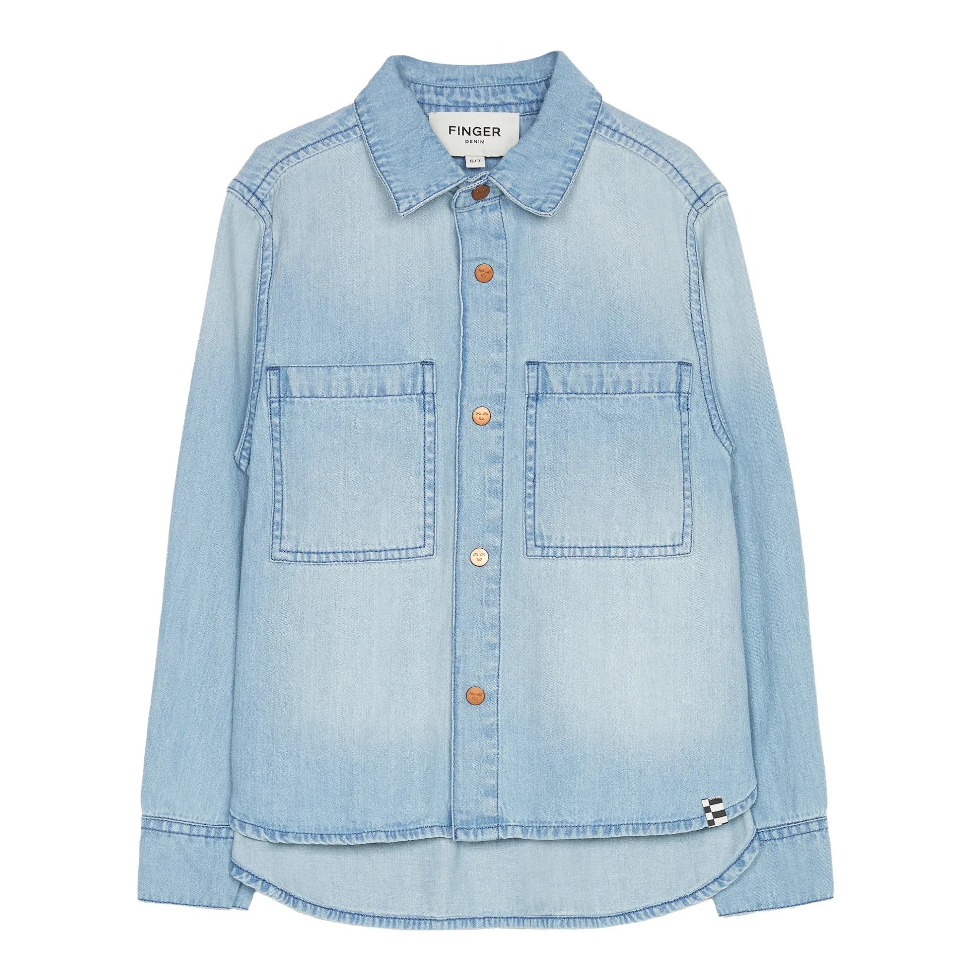 Finger in the nose - Enara camisa | Denim blanqueado