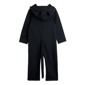 Mini Rodini - Mono de gato de algodón orgánico | Negro
