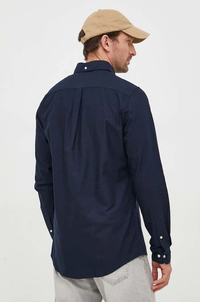 Camisa de algodón Barbour OXTOWN para hombre