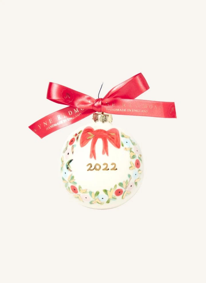 Jayne Redmond - Bola de Navidad de Porcelana 2022