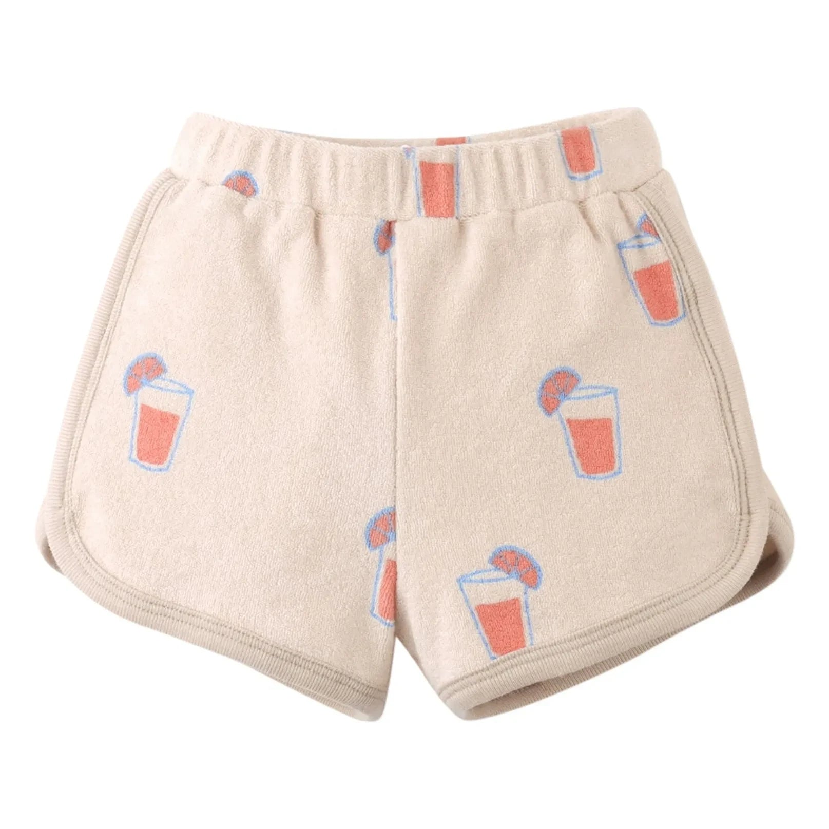 Gingersnaps - Conjunto de camiseta y pantalón corto Matthew | Beige jaspeado