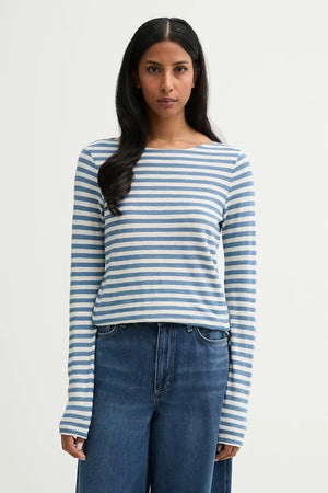 Blusa de manga larga de algodón para mujer Marc O'Polo