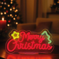 Legami - Merry Noel Noel LED Neon Sign - Es un signo