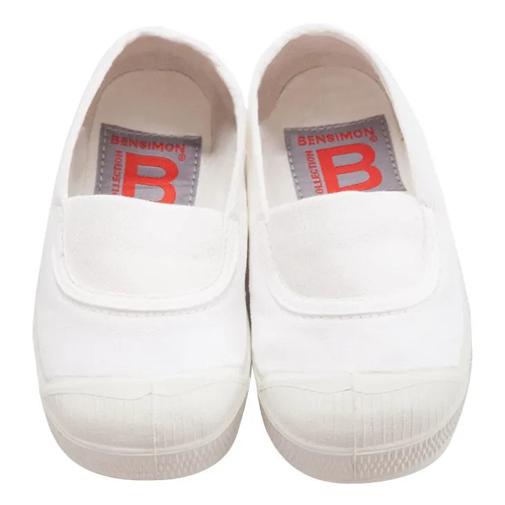 Bensimon - Zapatillas de tenis veganas flexibles | Blancas