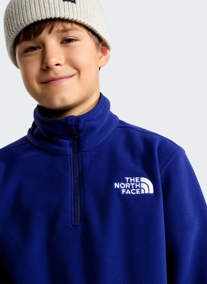 The North Face - Polar con Capucha Estilo Glacier | Azul Real