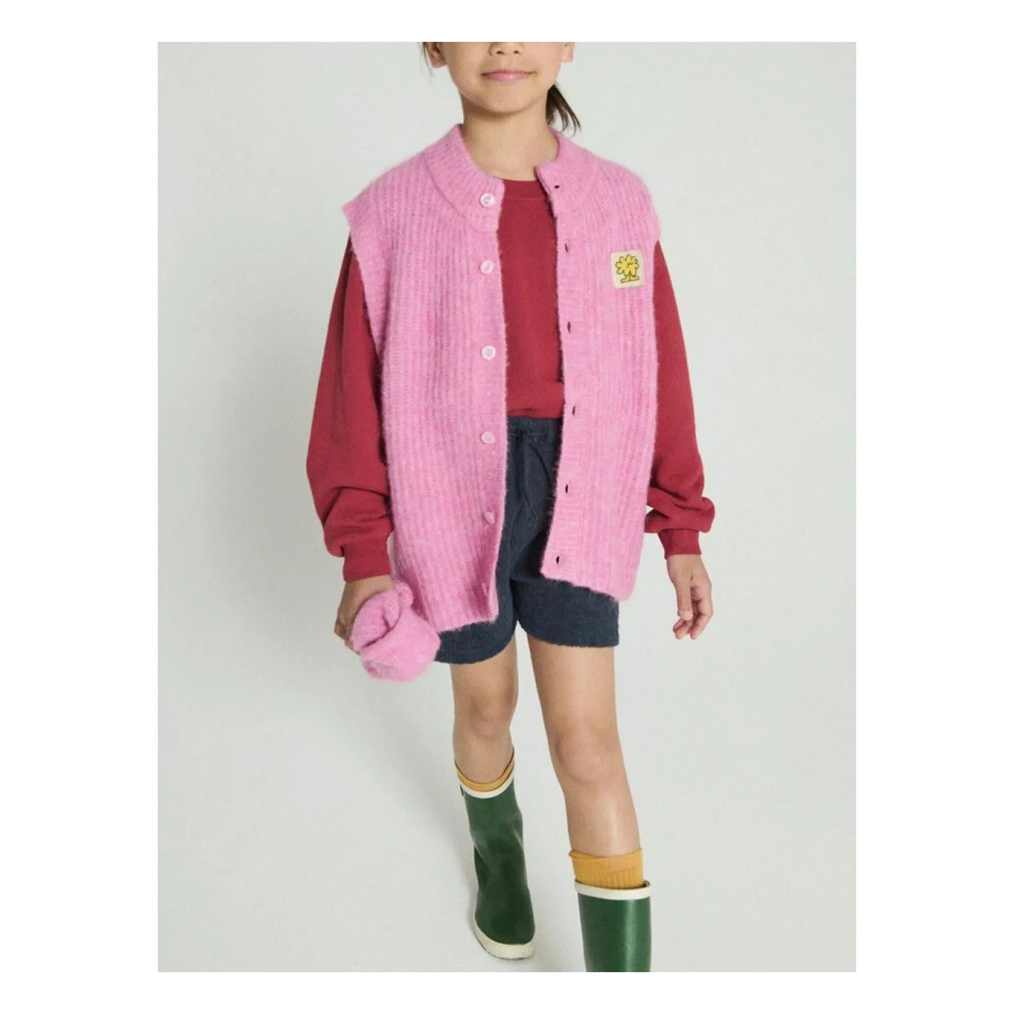 American Vintage - Chaleco sin mangas de alpaca East | Rosa