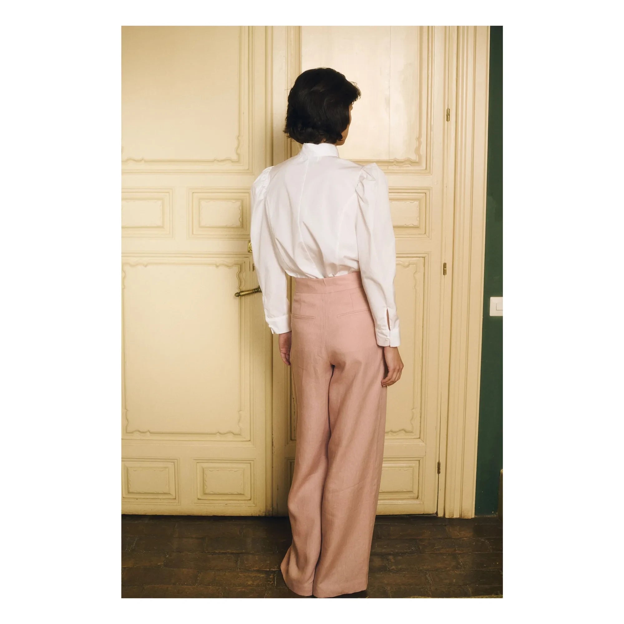 Maria de la Orden - Pantalón de Lino Pablo | Rosa
