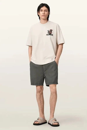 Camiseta Oversize de Algodón para Hombre AllSaints CACTI