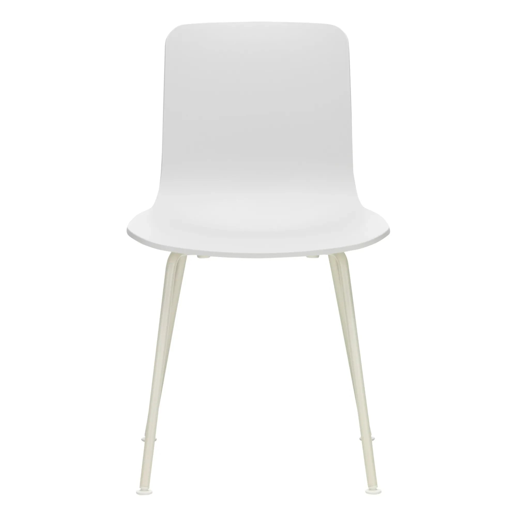 Vitra - Silla con patas de tubo Hal RE - Jasper Morrison | Algodón Blanco