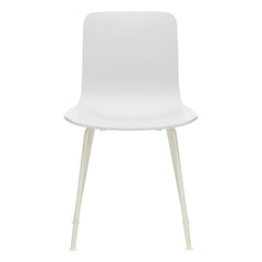 Vitra - Silla con patas de tubo Hal RE - Jasper Morrison | Algodón Blanco